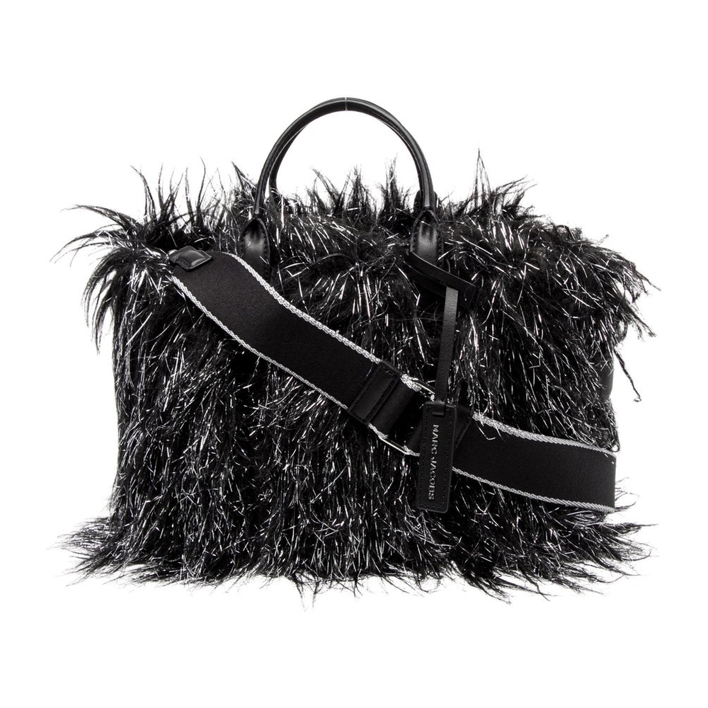 NWT MARC JACOBS FAUX FUR CROSS BODY BAG